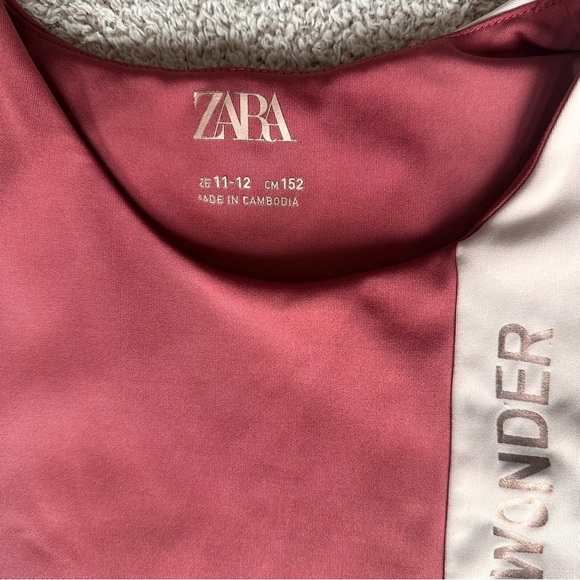 Zara Kids Activewear Two Piece Set Sports Spa Leggings girls 11-12 - Picture 5 of 8